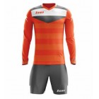 Echipament portar fotbal Gk Argo, ZEUS - Portocaliu Fluo-Alb-Gri