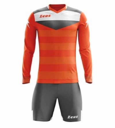 Echipament portar fotbal Gk Argo, ZEUS - Portocaliu Fluo-Alb-Gri