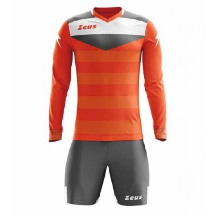 Echipament portar fotbal Gk Argo, ZEUS - Portocaliu Fluo-Alb-Gri Echipament portar fotbal Gk Argo, ZEUS - Portocaliu Fluo-Alb-Gri
