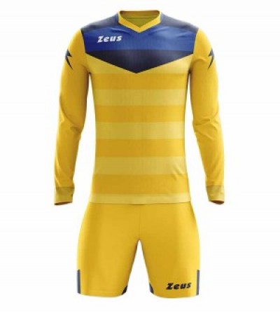 Echipament portar fotbal Gk Argo, ZEUS - Galben-Royal-Bleumarin