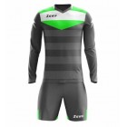 Echipament portar fotbal Gk Argo, ZEUS - Gri-Alb-Verde Fluo