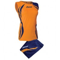 Echipament volei Klima ZEUS - Orange Blue
