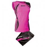 Echipament volei Klima ZEUS - Fucsia Negru