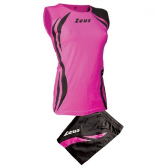 Echipament volei Klima ZEUS - Fucsia Negru Echipament volei Klima ZEUS - Fucsia Negru