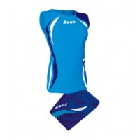 Echipament volei Klima ZEUS - Albastru Blue Alb