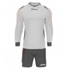 Echipament portar fotbal Kit GK Paros ZEUS - bianoco-grigio-aranciofluo