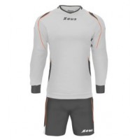 Echipament portar fotbal Kit GK Paros ZEUS - bianoco-grigio-aranciofluo