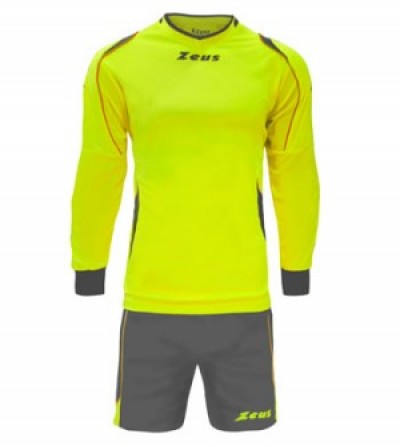 Echipament portar fotbal Kit GK Paros ZEUS - giallofluo-grigio