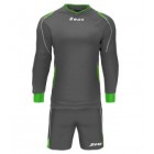 Echipament portar fotbal Kit GK Paros ZEUS - grigio-verdefluo
