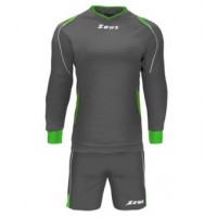 Echipament portar fotbal Kit GK Paros ZEUS - grigio-verdefluo