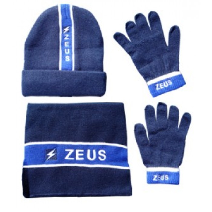 Set caciula, fular si manusi Tris Winter ZEUS - Bleumarin Royal Set caciula, fular si manusi Tris Winter ZEUS - Bleumarin Royal
