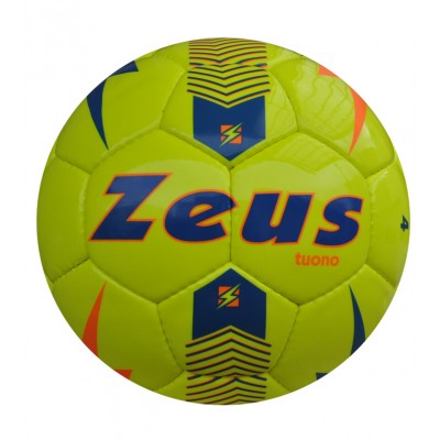 Minge fotbal Tuono marimea 4, ZEUS - Galben Fluo / Bleumarin Minge fotbal Tuono marimea 4, ZEUS - Galben Fluo / Bleumarin