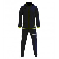 Trening cu gluga Tuta Devil, ZEUS - Bleumarin / Galben Fluo